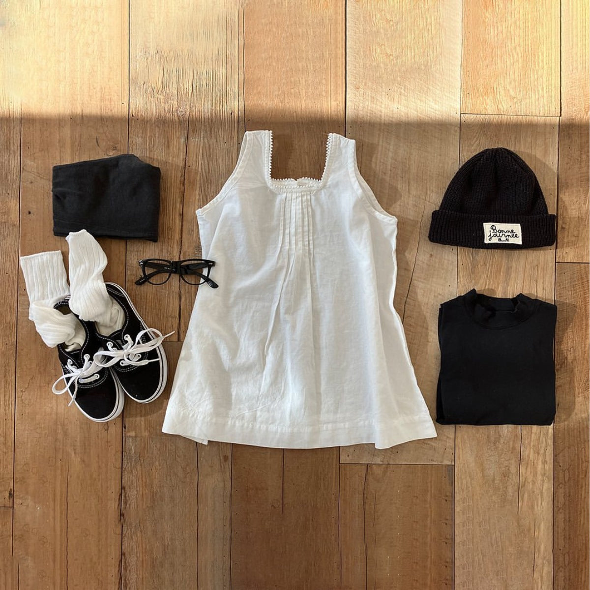 Sleeveless Cotton Sundress [mh0012623]