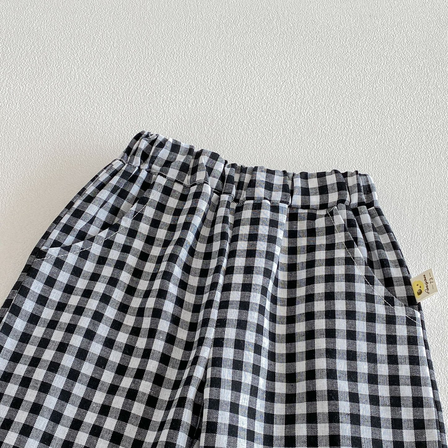 Check Sleeveless Wide Pants Set ギンガムチェック ノースリーブ セットアップ【mh0012708】