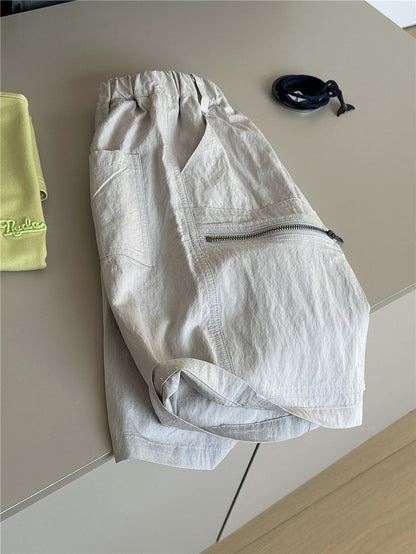 Cooling Zip Shorts 無地 ハーフパンツ【mh0012959】