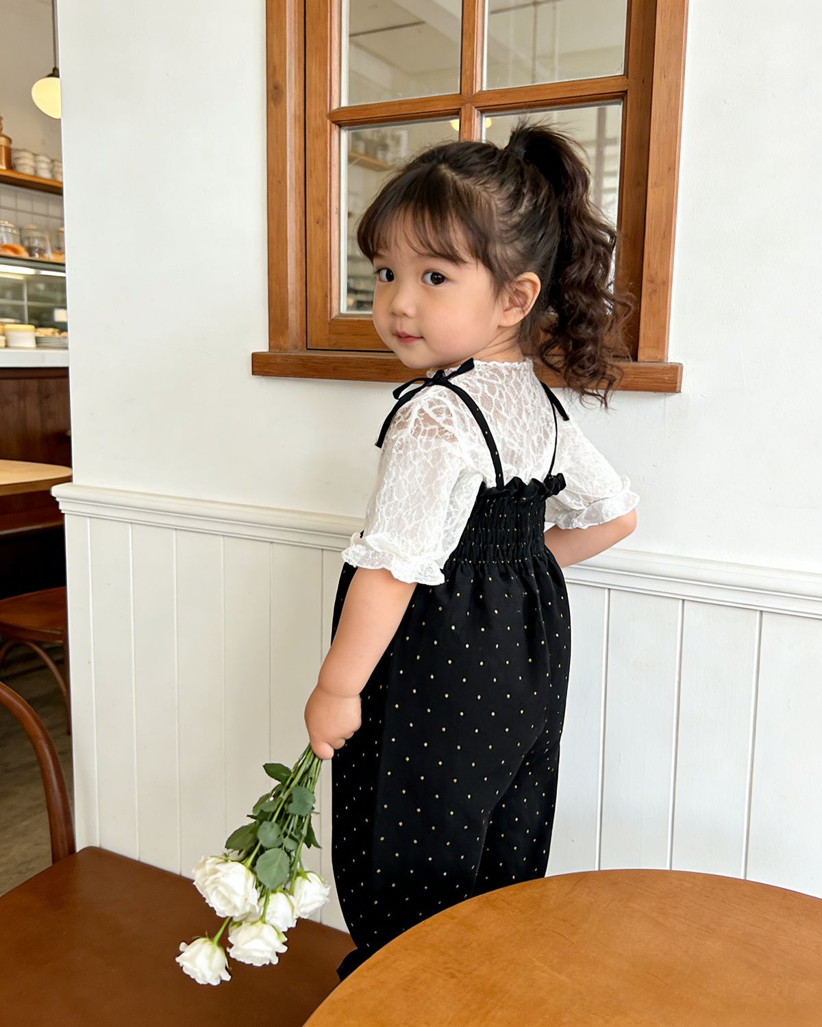 Polka Dot Baby Jumpsuit ドット柄 サロペット【mh0012504】