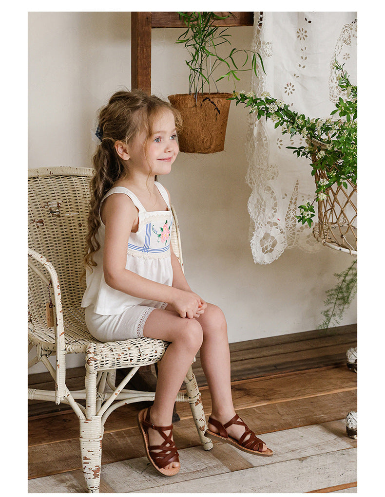 Lace Hem Shorts ストレッチ レース ショートレギンスパンツ【mh0012978】