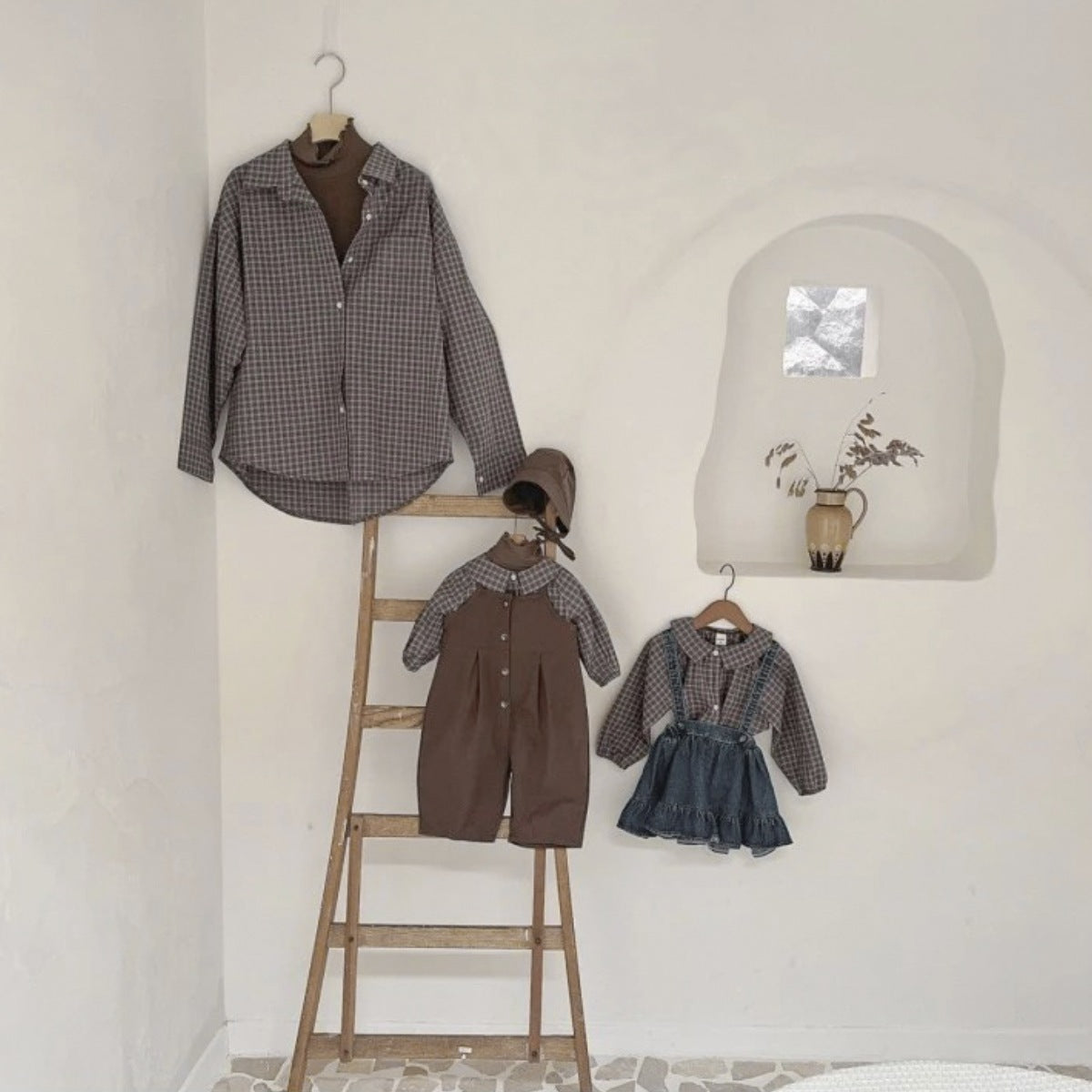 Single Breasted Baby Jumpsuit サロペット ロンパース【mh0012500】