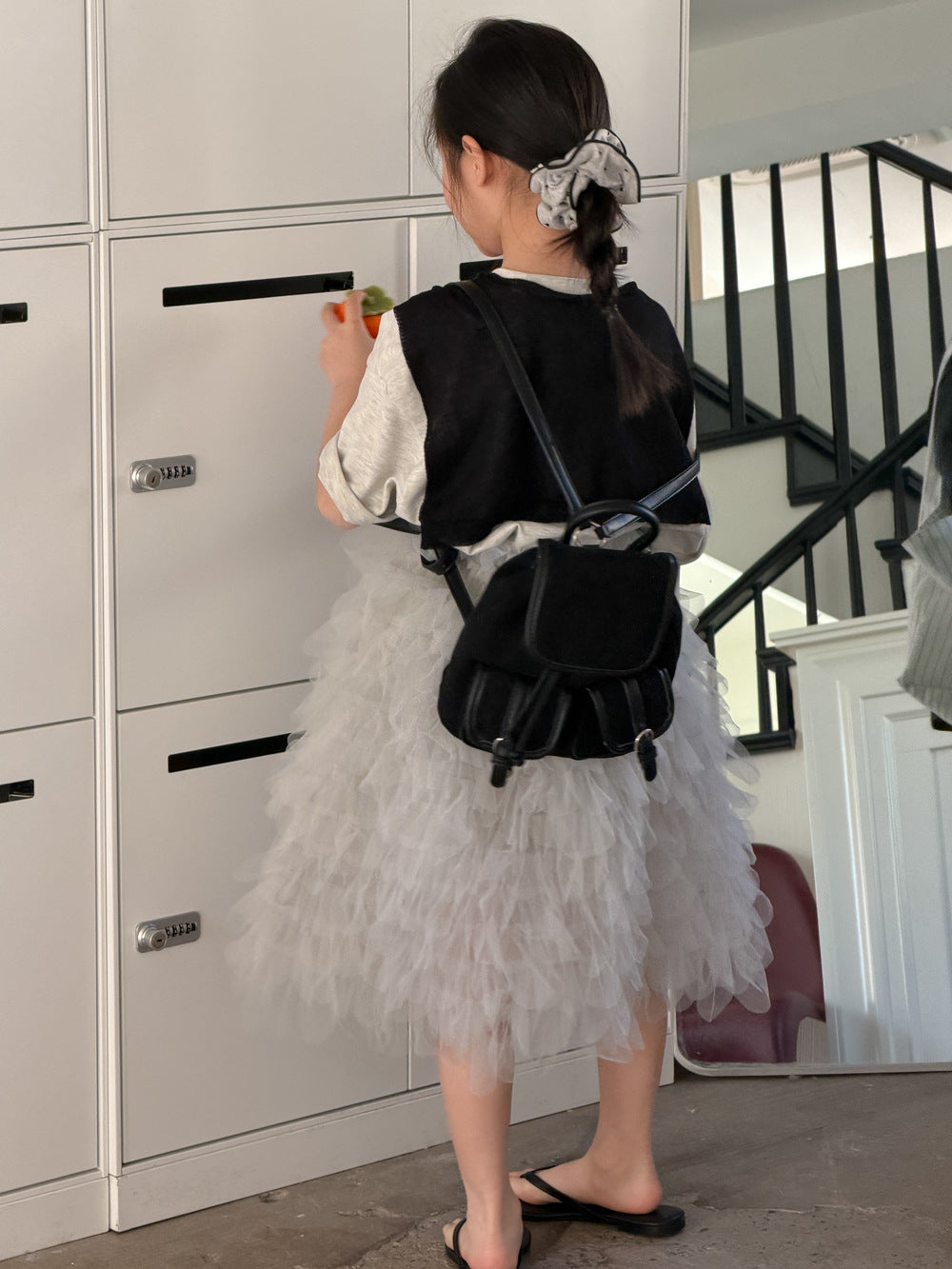 Puffy Mesh Cake Skirt チュール ティアードスカート【mh0012523】