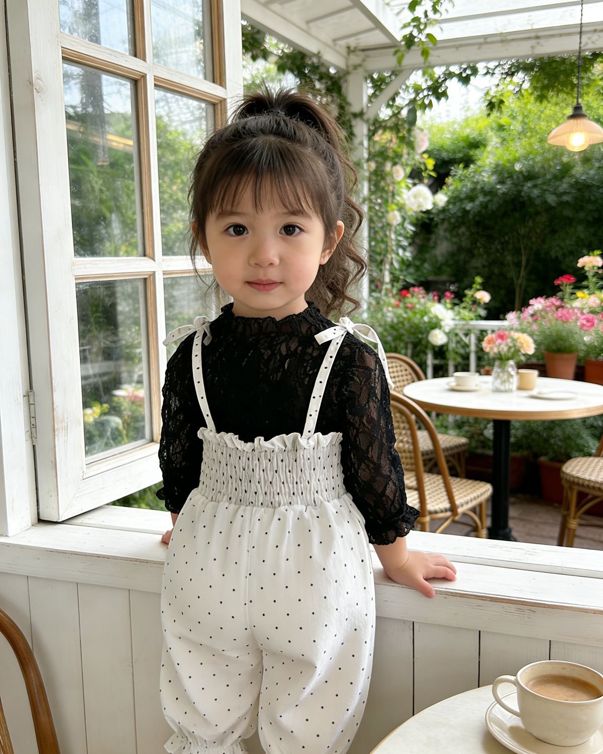 Polka Dot Baby Jumpsuit ドット柄 サロペット【mh0012504】