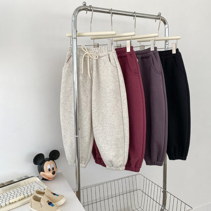 裏起毛スウェットパンツ 厚手 ゆったり ジョガーパンツ【mh0011652】