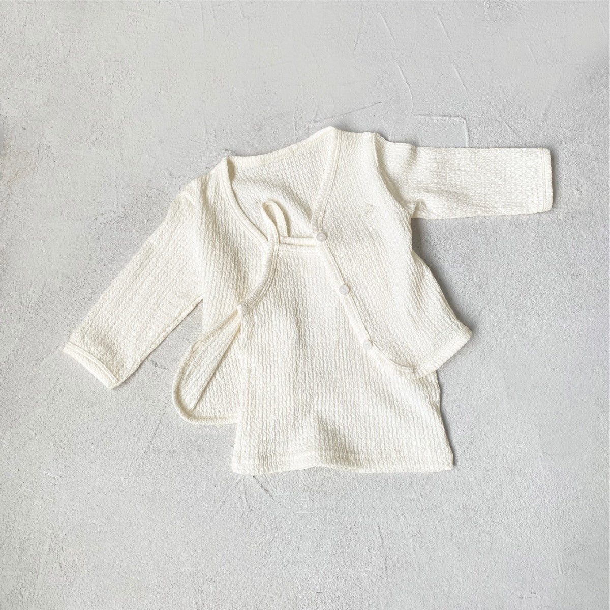 Baby Waffle Openwork Cardigan, Camisole & Long Pants - 3 Piece Set【mh0009038】