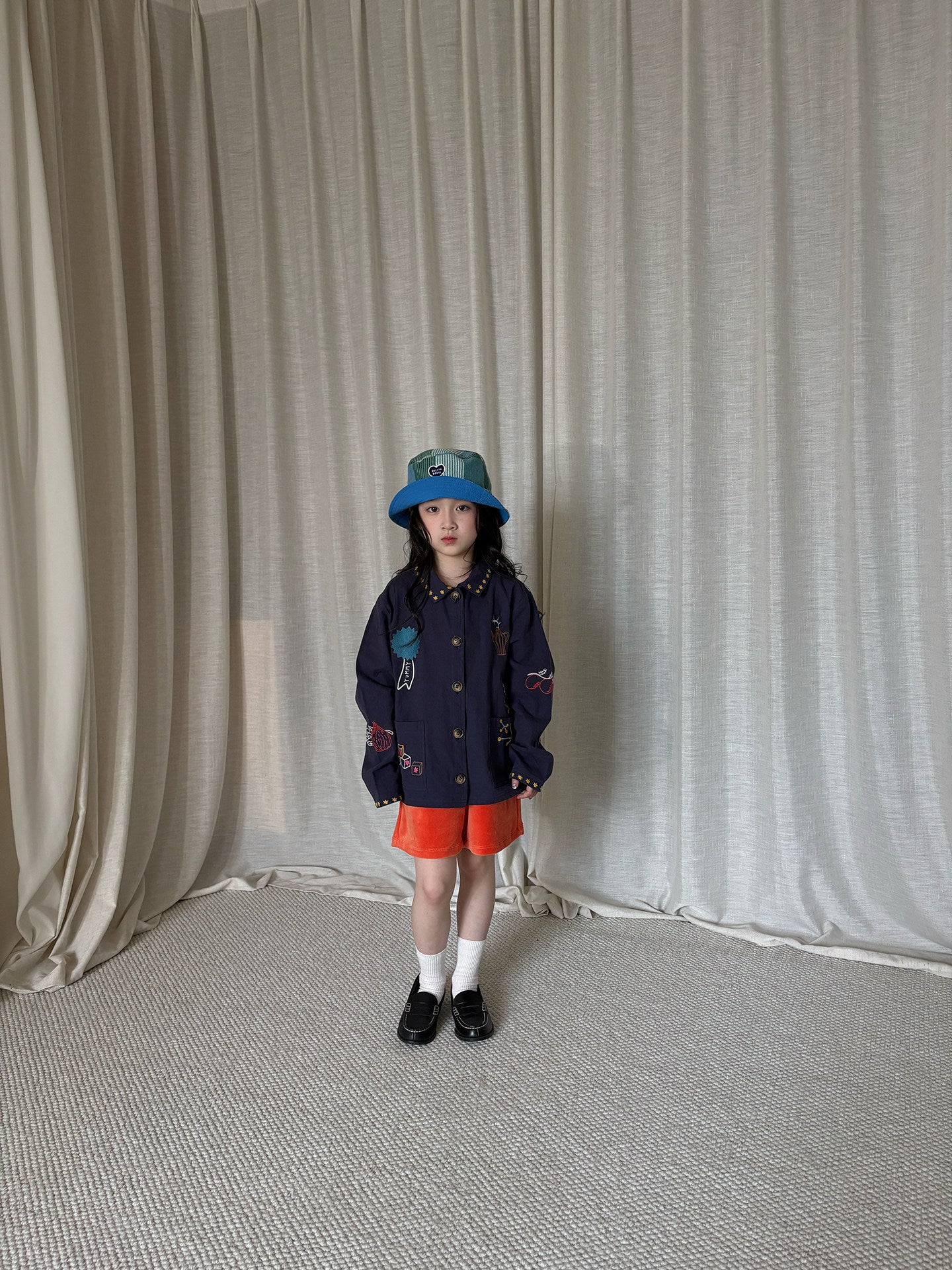 yummy&rocky | Cotton Embroidery Jacket コットン 刺繍 ジャケット【mh0020170】
