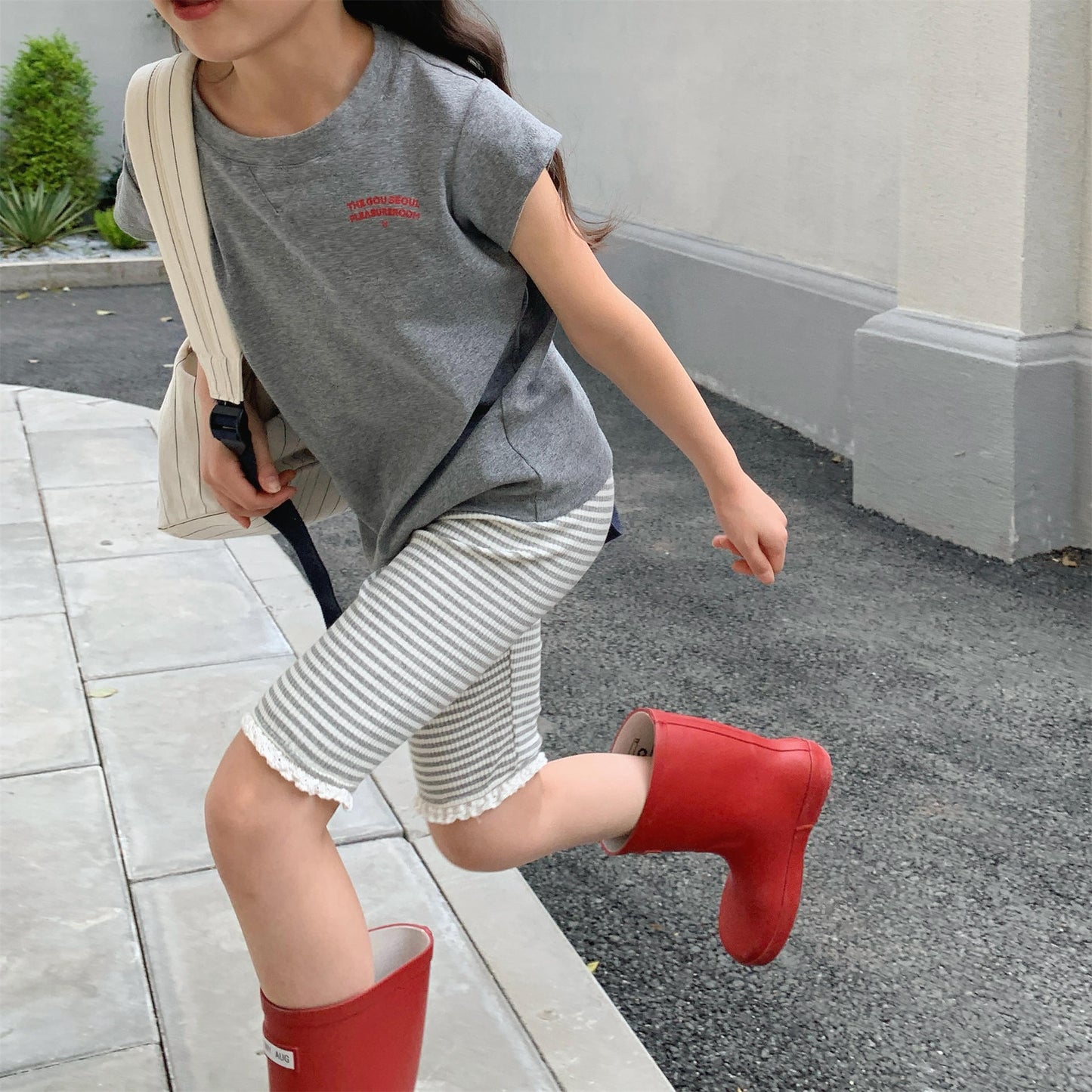 Urban Sporty Logo Tee キッズ スポーティー ロゴ 半袖 Tシャツ【mh0012651】