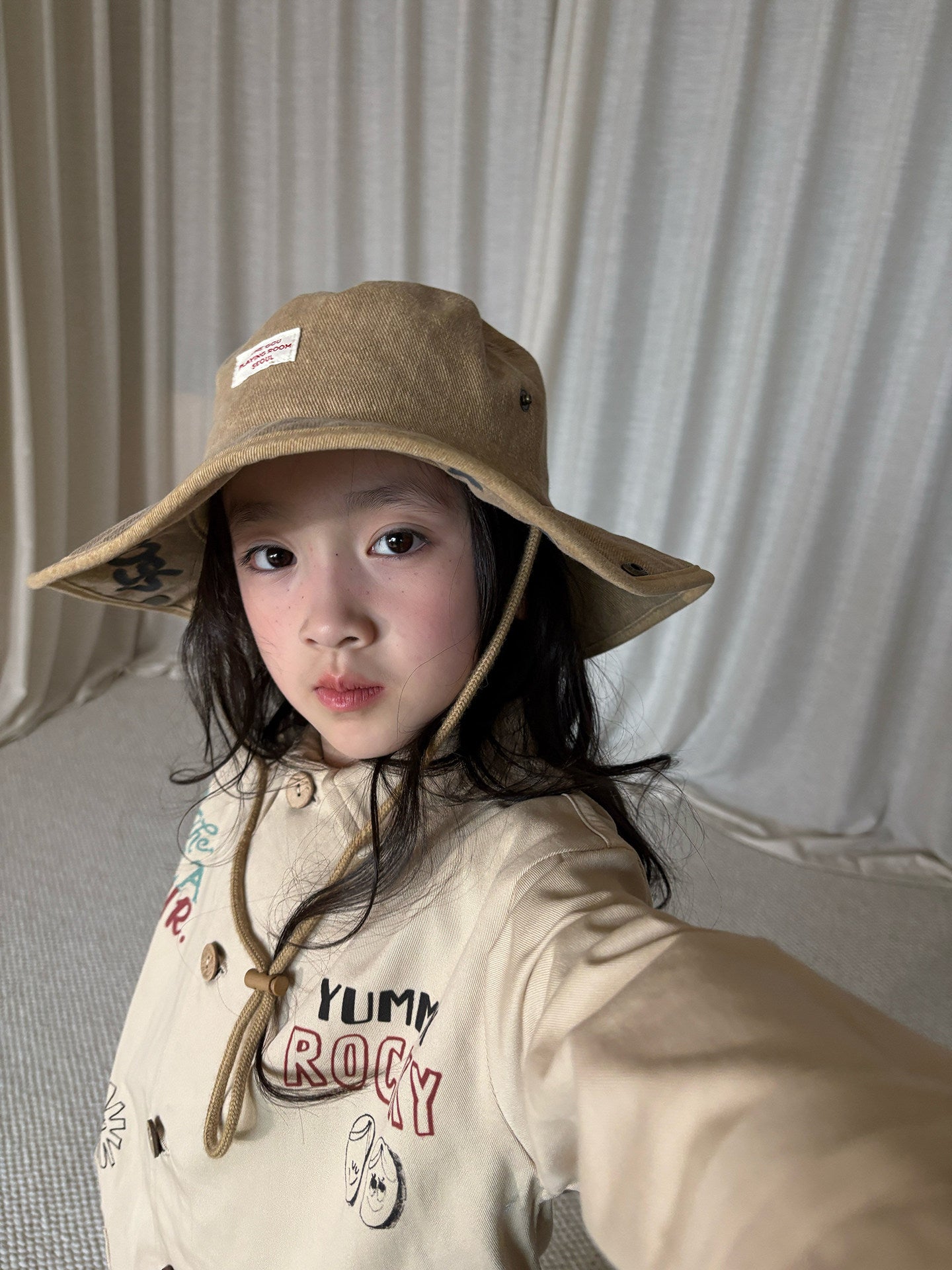 yummy&rocky | Cotton Print Long Sleeve Shirt コットン プリント 長袖シャツ【mh0020172】