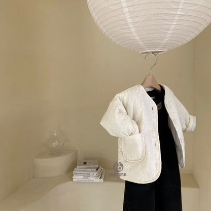 Floral Embroidered Padded Jacket 花柄 中綿ジャケット【mh0012641】