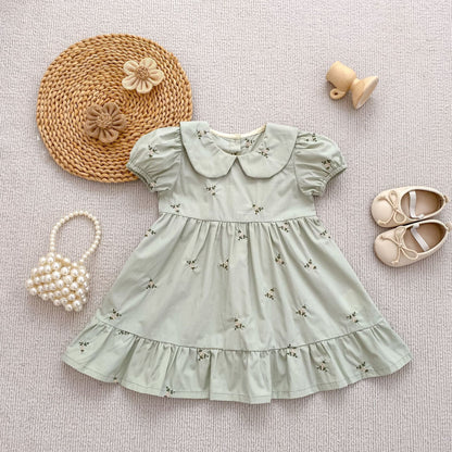 Floral Ruffle Sleeveless Romper フリル ノースリーブ ロンパース【mh0013165】