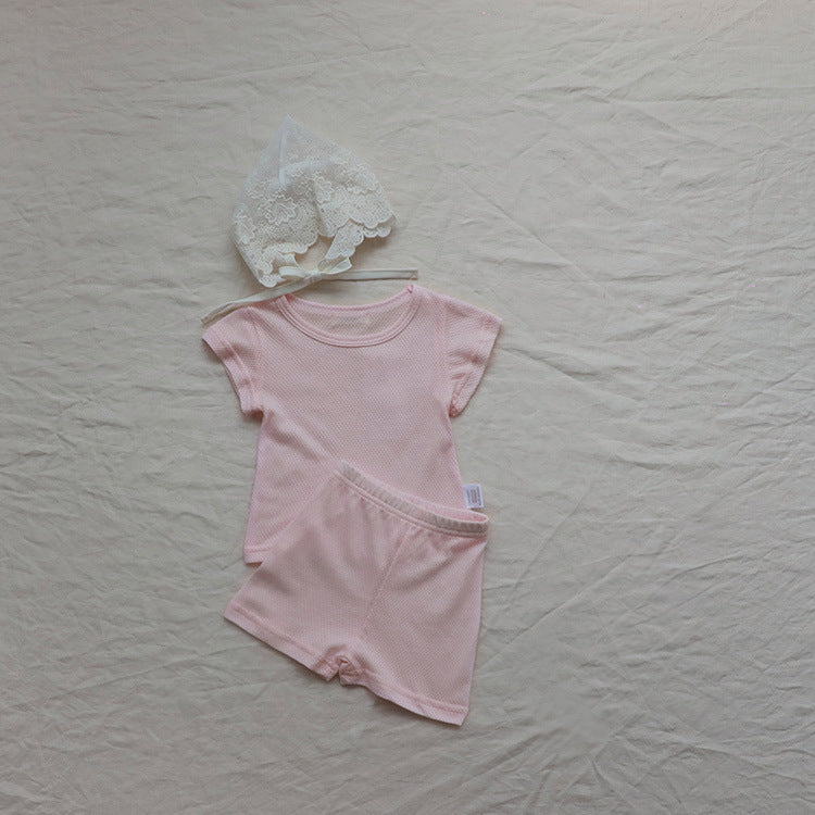 Mesh Cotton Short Set 半袖 パジャマ セット【mh0012607】
