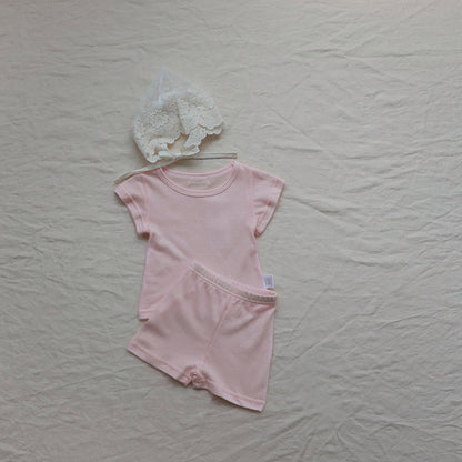 Mesh Cotton Short Set 半袖 パジャマ セット【mh0012607】