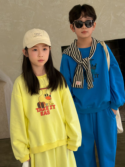 Dog Print Sweatshirt Set 犬 プリント スウェット セットアップ【mh0012515】