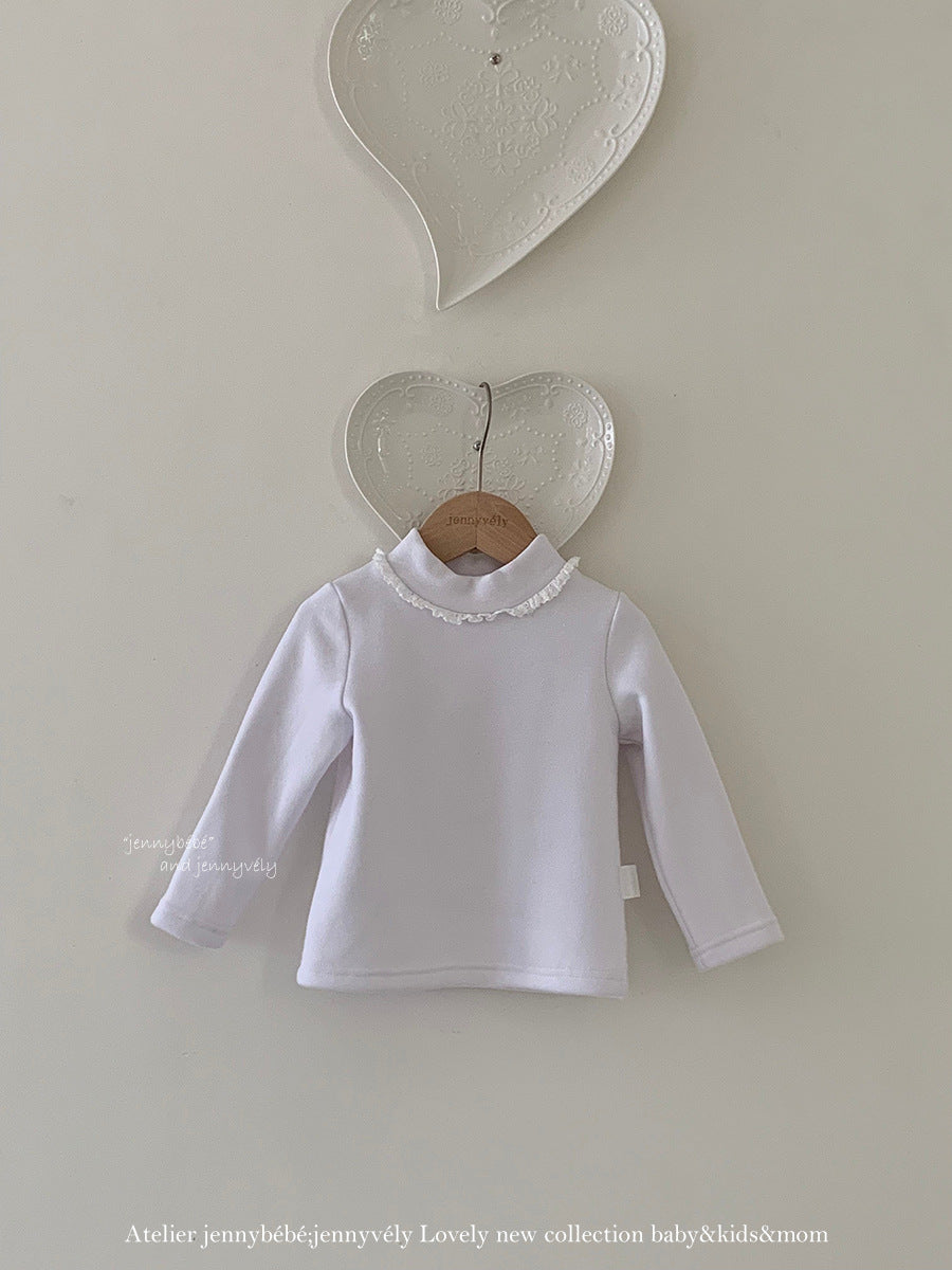 ベビー キッズ チェック ドット 中綿 キャミソール ロンパース キャミソールワンピース ハイネック 長袖Tシャツ【mh0014658】