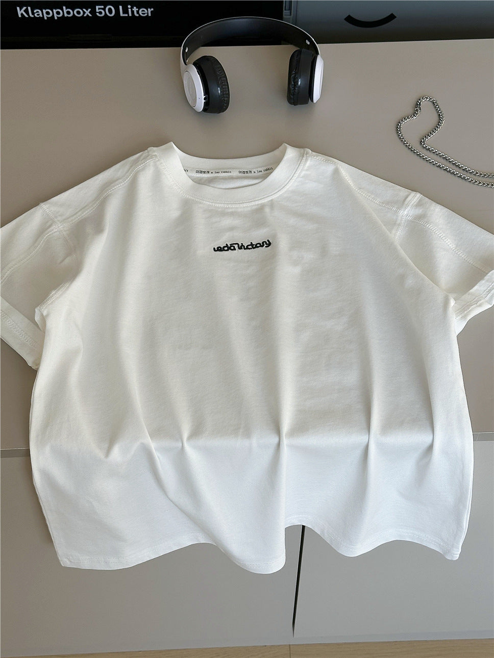 Graphic Cotton Tee バックロゴプリント 半袖Tシャツ【mh0012953】