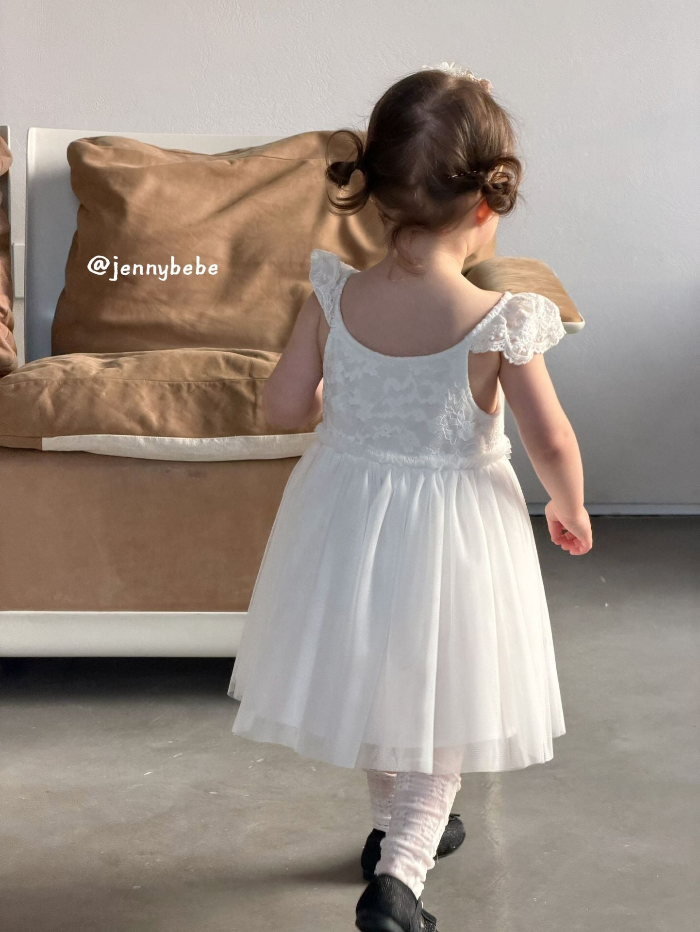 Lace Tulle Princess Dress レース チュール ワンピース【mh0012558】