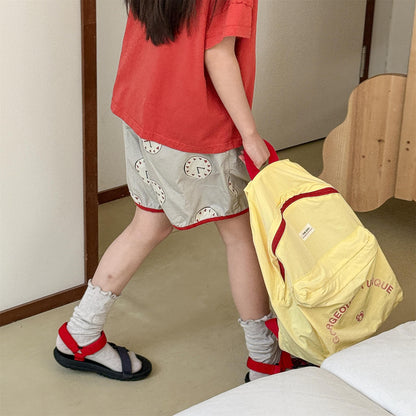 Dog Clock Graphic Cotton Shorts グラフィック ショートパンツ【mh0012649】