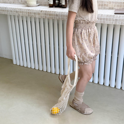 Floral Jacquard Bloomer Shorts フローラル ショートパンツ【mh0013218】