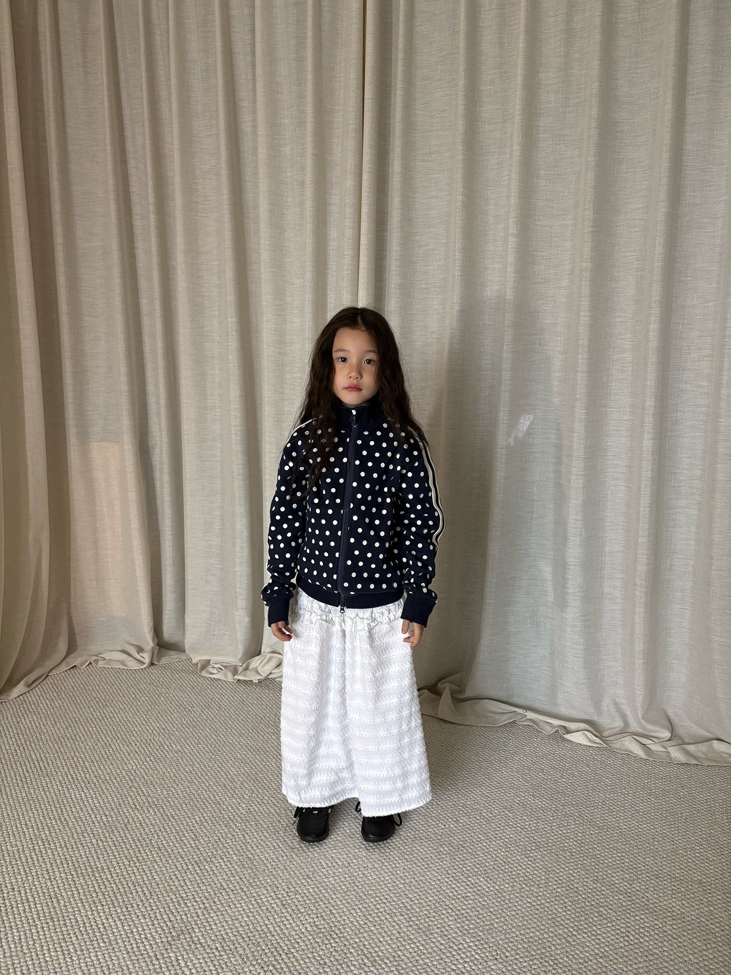 yummy&rocky | Polka Dot Embroidery Cotton Jacket ドット 刺繍 コットン ジャケット【mh0020166】