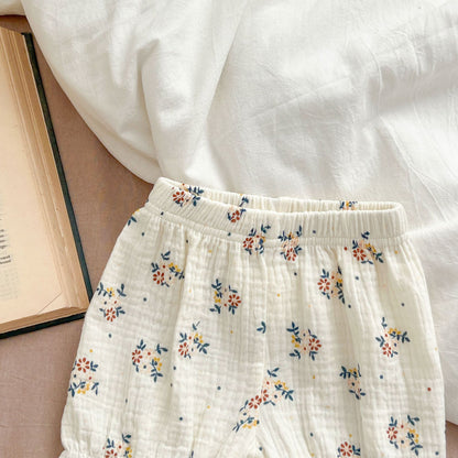 Floral Ruffle Camisole Bloomer フリル キャミソール ブルマ【mh0013159】