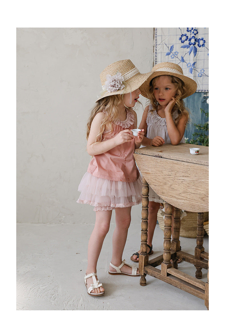 Tiered Tulle Skirt Pants チュール レーススカートパンツ【mh0012989】