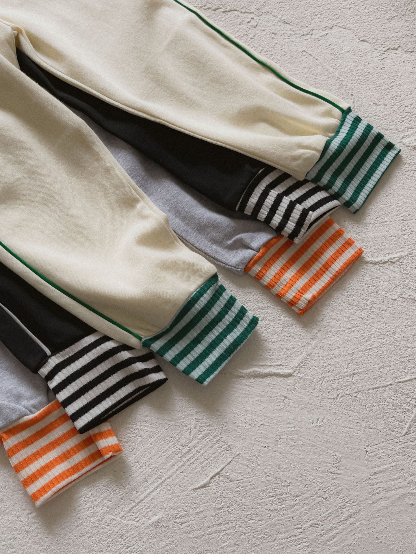 Stripe Trimmed Sweatpants サイドライン ジョガーパンツ【mh0012632】