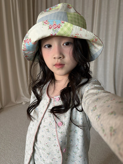 yummy&rocky | Floral Cotton Cardigan Pants 花柄 コットン カーディガン パンツ【mh0020169】