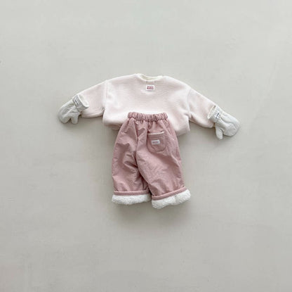 ベビー キッズ 裏ボア ロングパンツ【mh0014654】