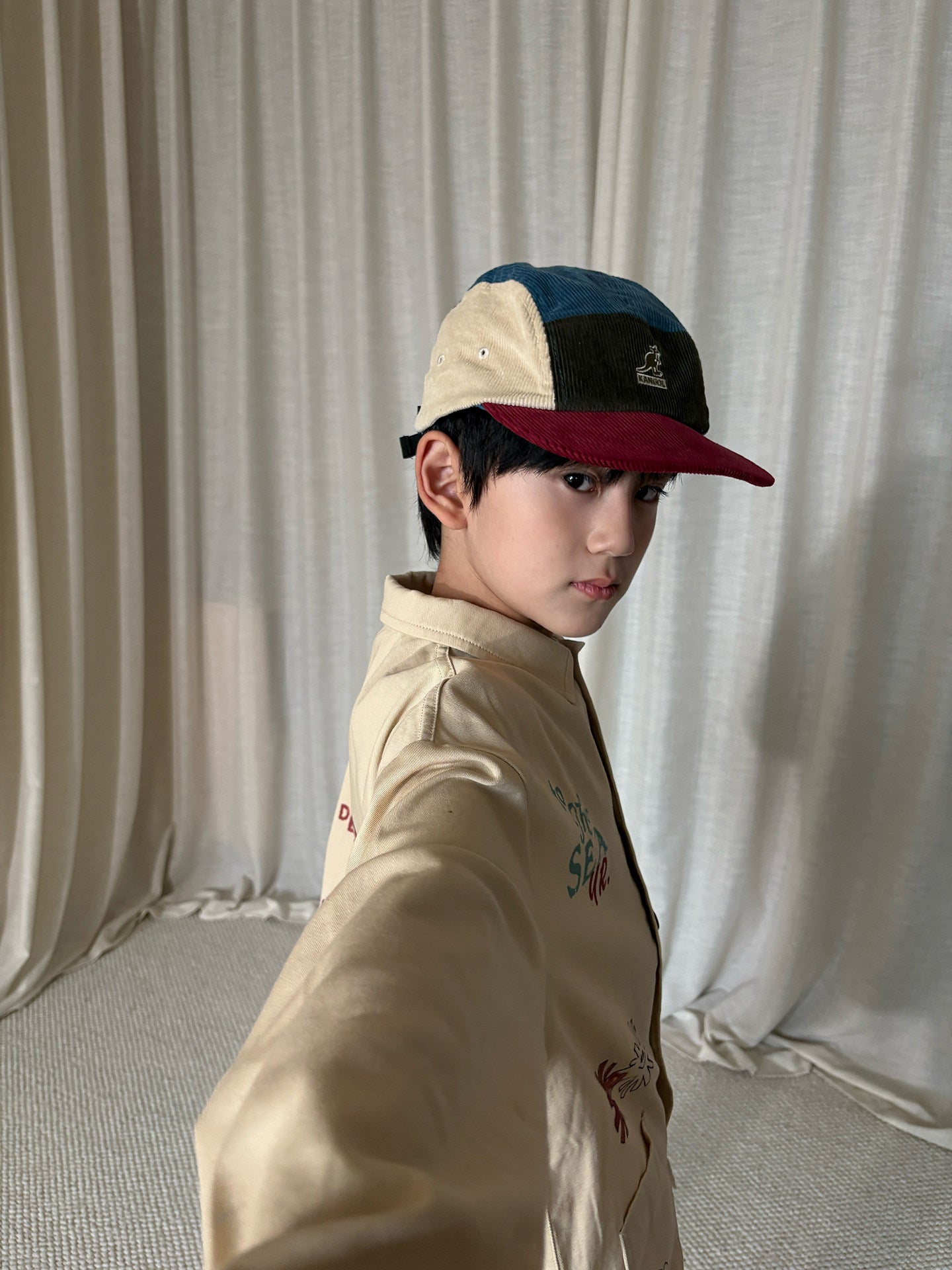 yummy&rocky | Cotton Print Long Sleeve Shirt コットン プリント 長袖シャツ【mh0020172】