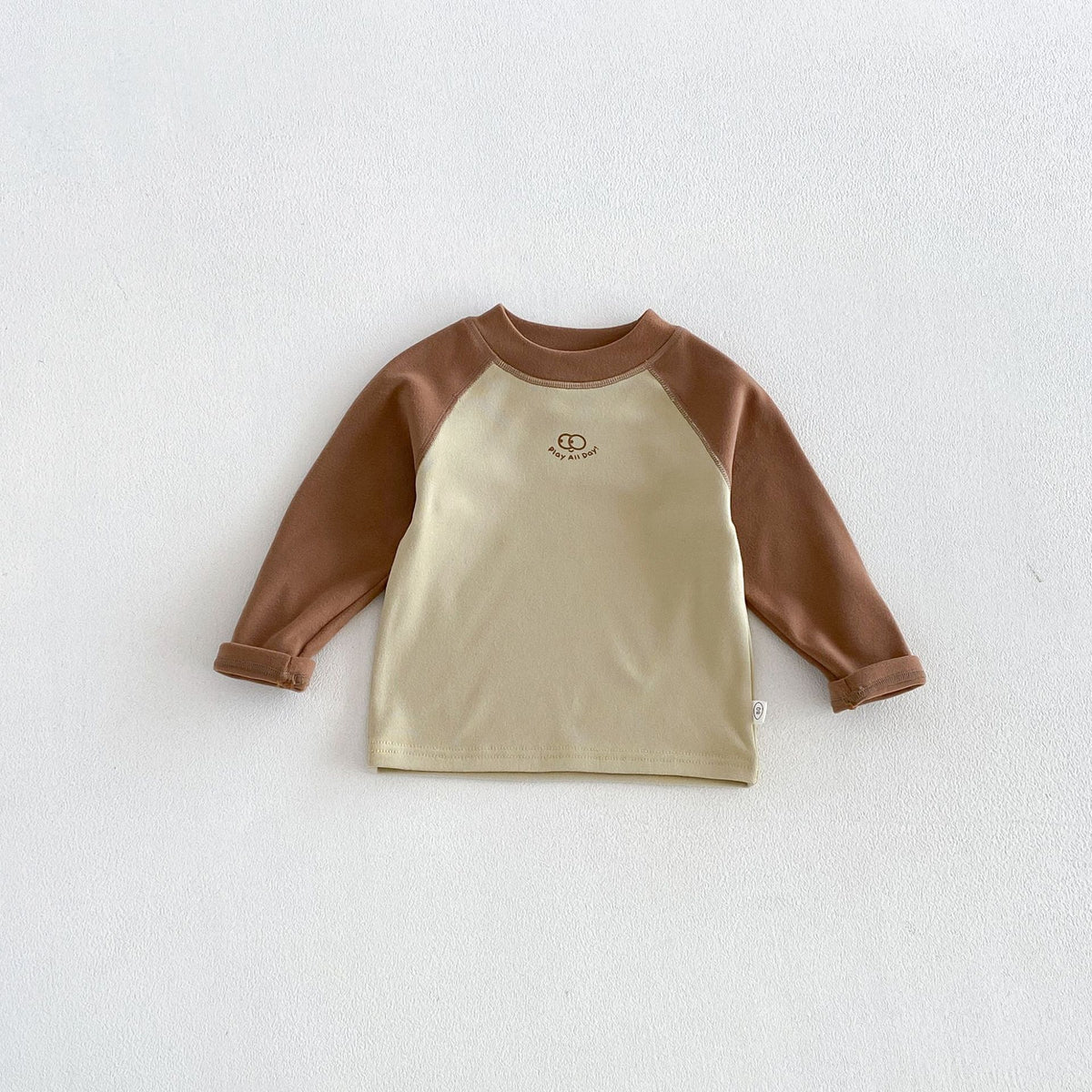 キッズ ラグラン 配色 長袖Tシャツ / ロングパンツ【mh0014770】