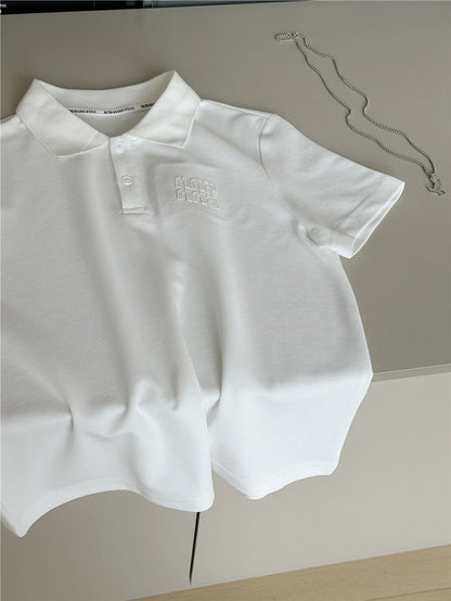 Short Sleeve Polo Shirt 無地 半袖ポロシャツ【mh0012949】