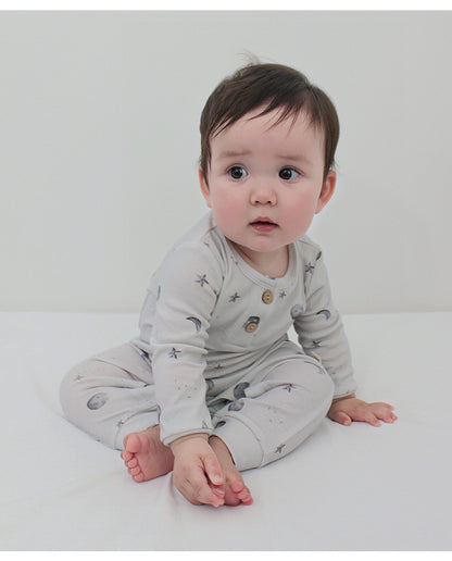 長袖ジャンプスーツ アニマルプリント ロンパース【mh0011725】