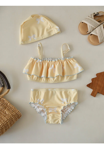 UPF50 Plus Cherry Heart Printed Bikini チェリー ハート 水着【mh0012596】