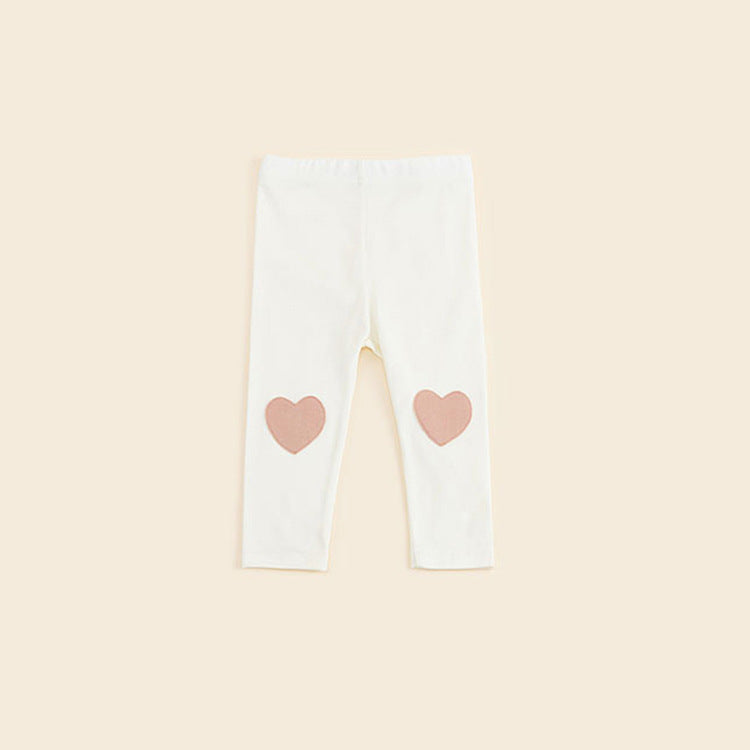 Heart Patch Cotton Leggings ハートパッチ レギンスパンツ【mh0012608】