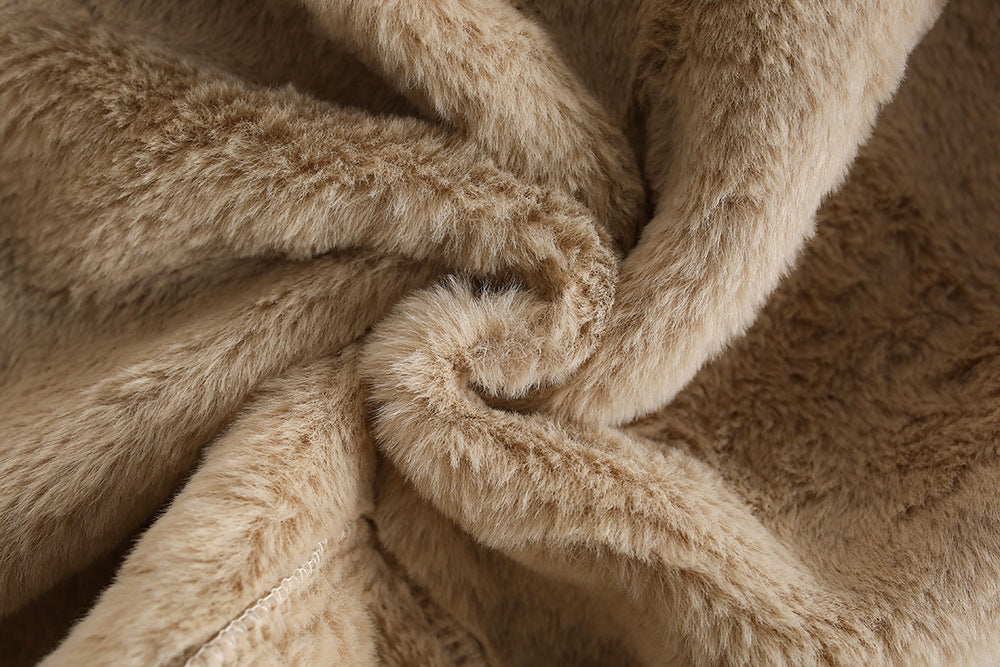 アウタージャンプスーツ 犬刺繍 ボア襟 フェイクムートン カバーオール【mh0011694】