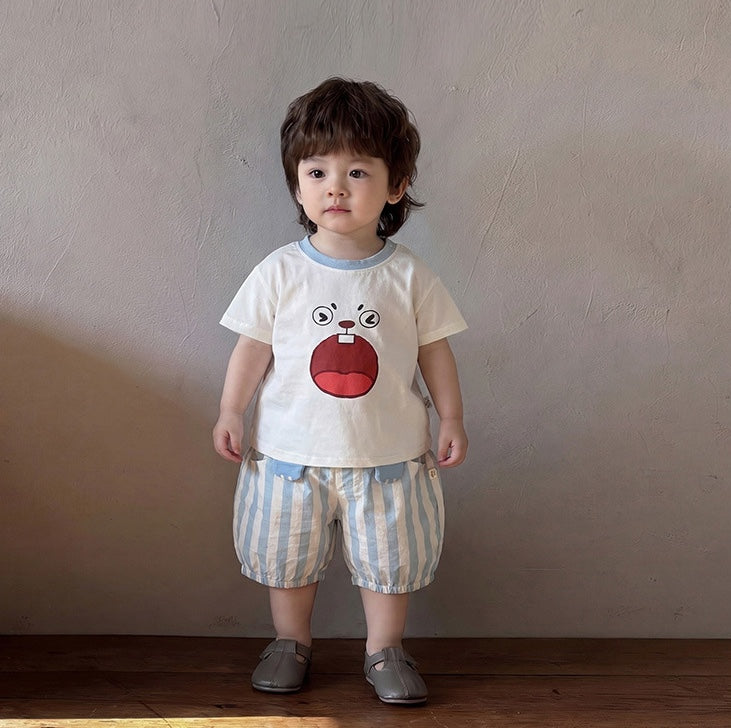 Playful Animal Graphics Tee (Short Sleeve T-shirt) [mh0012864]