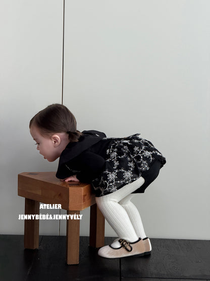 ベビー キッズ ビッグカラー 長袖Tシャツ サスペンダー付き ブルマ【mh0014681】