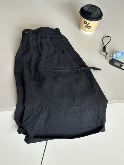 Cargo Pocket Shorts ジッパーポケット ハーフパンツ【mh0012964】