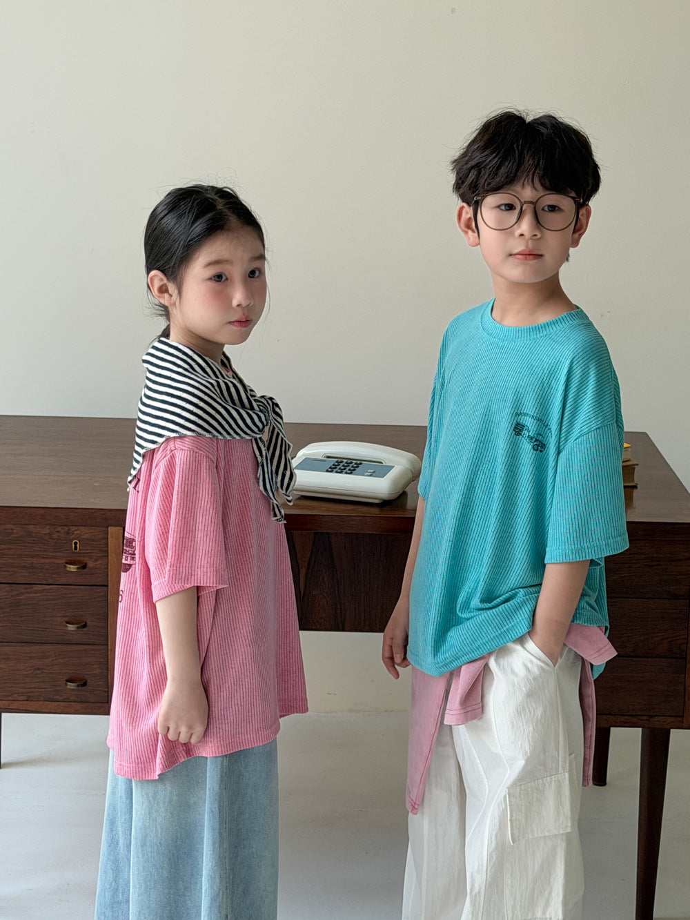 Cotton Print Short Sleeve T-shirt コットン プリント 半袖Tシャツ【mh0012521】