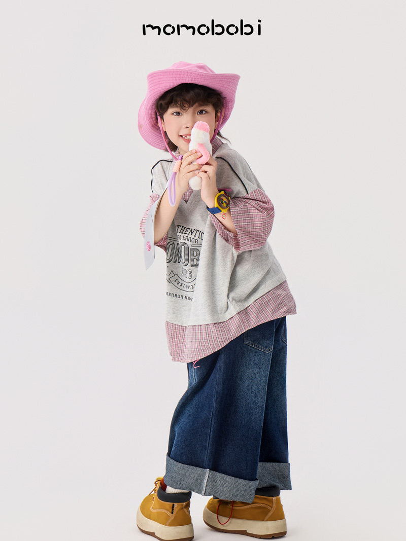Letter Embroidered Denim Pants 刺繍 デニムパンツ【mh0013003】