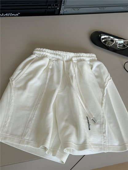 Curved Seam Shorts カットオフデザイン ハーフパンツ【mh0012963】