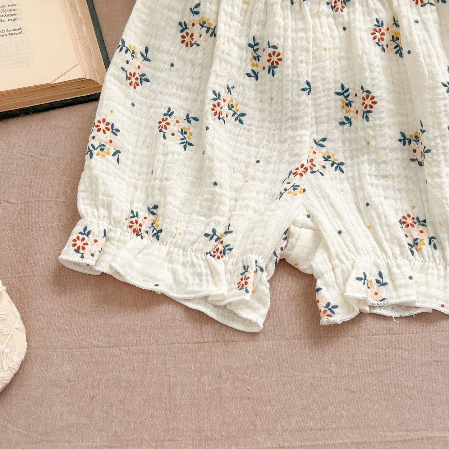Floral Ruffle Camisole Bloomer フリル キャミソール ブルマ【mh0013159】