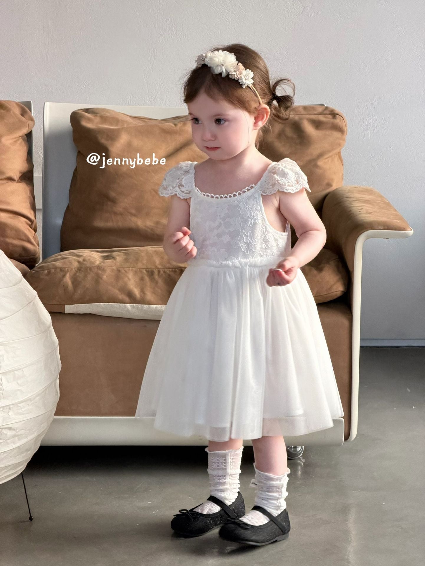 Lace Tulle Princess Dress レース チュール ワンピース【mh0012558】