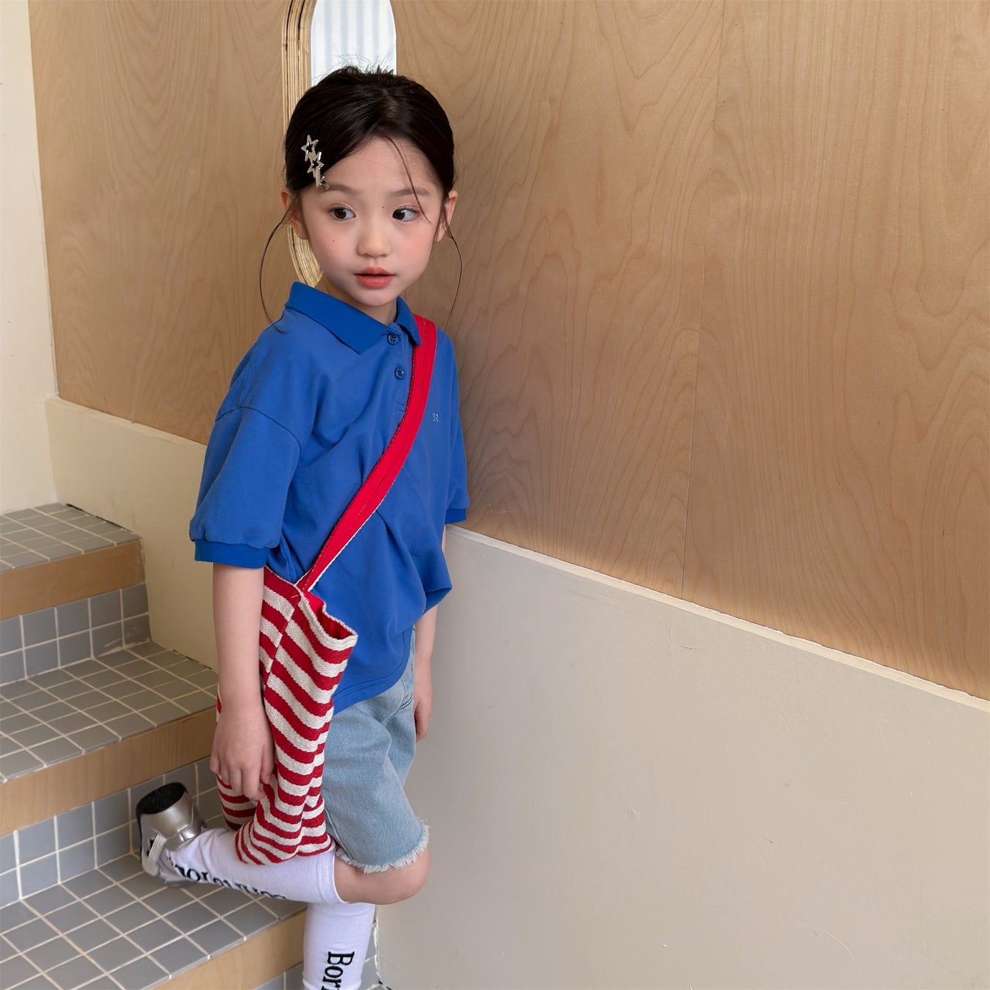 Short Sleeve Pique Cotton Polo Shirt 半袖 コットン 鹿の子 ポロシャツ【mh0012658】
