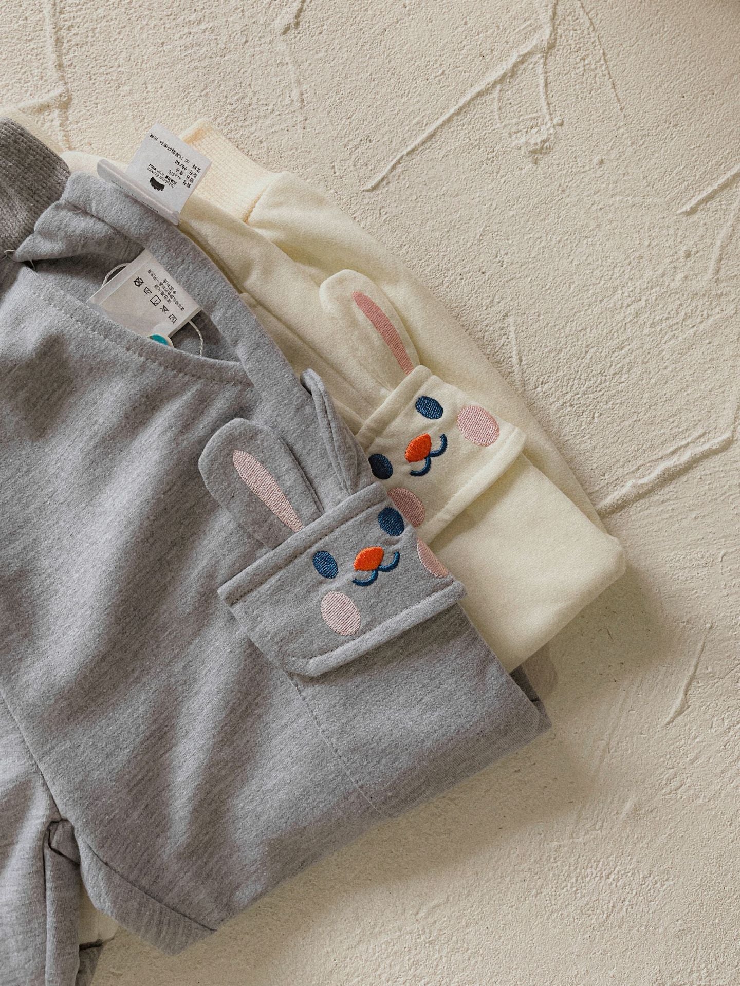 Rabbit Patch Pocket Sweatpants Animal Jogger Pants [mh0012637]