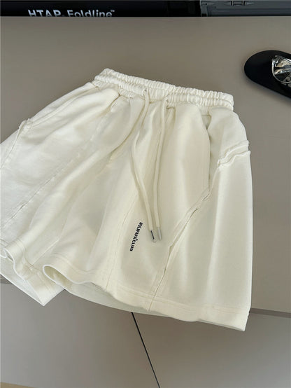 Curved Seam Shorts カットオフデザイン ハーフパンツ【mh0012963】