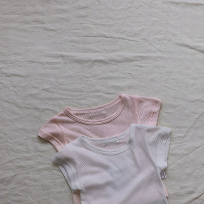 Mesh Cotton Short Set 半袖 パジャマ セット【mh0012607】