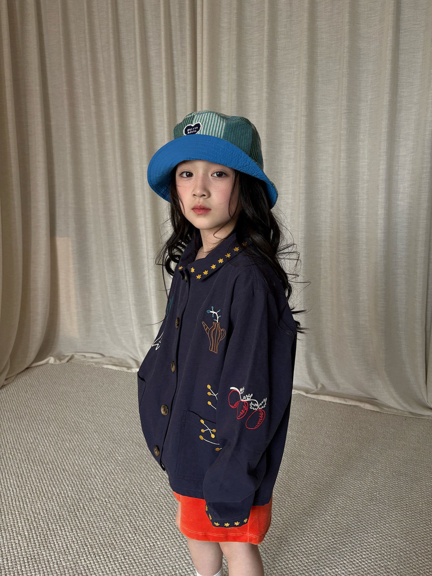 yummy&rocky | Cotton Embroidery Jacket コットン 刺繍 ジャケット【mh0020170】