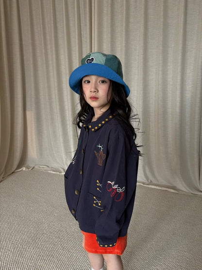 yummy&rocky | Cotton Embroidery Jacket コットン 刺繍 ジャケット【mh0020170】